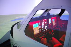 Simulator Cockpit Außenansicht